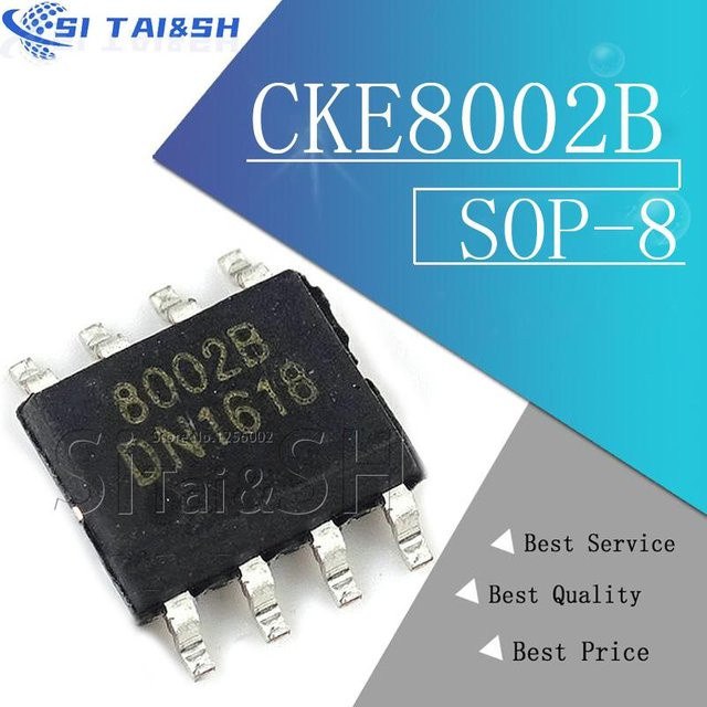 Si Tai&SH 20er Set Original 8002 8002B CKE8002B SOP-8 in Schwarz - Bild 1