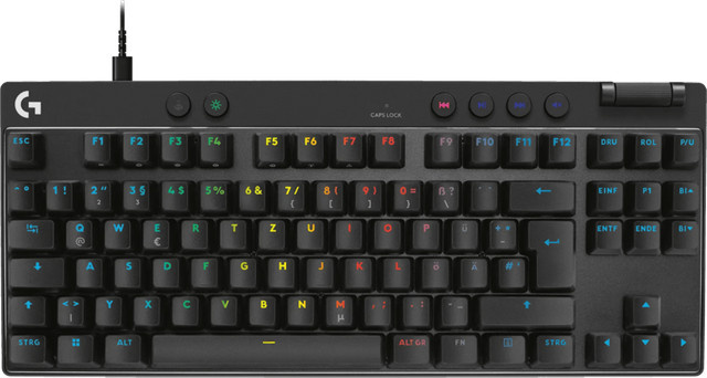 Logitech G Pro X TKL Rapid Gaming-Tastatur mit Hall-Effect-Switches Schwarz QWERTZ - Bild 1