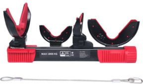 KS Tools Federspanner-Satz, 6-teilig, Farbe: Rot, max. Belastung 1800 kg - Bild 1