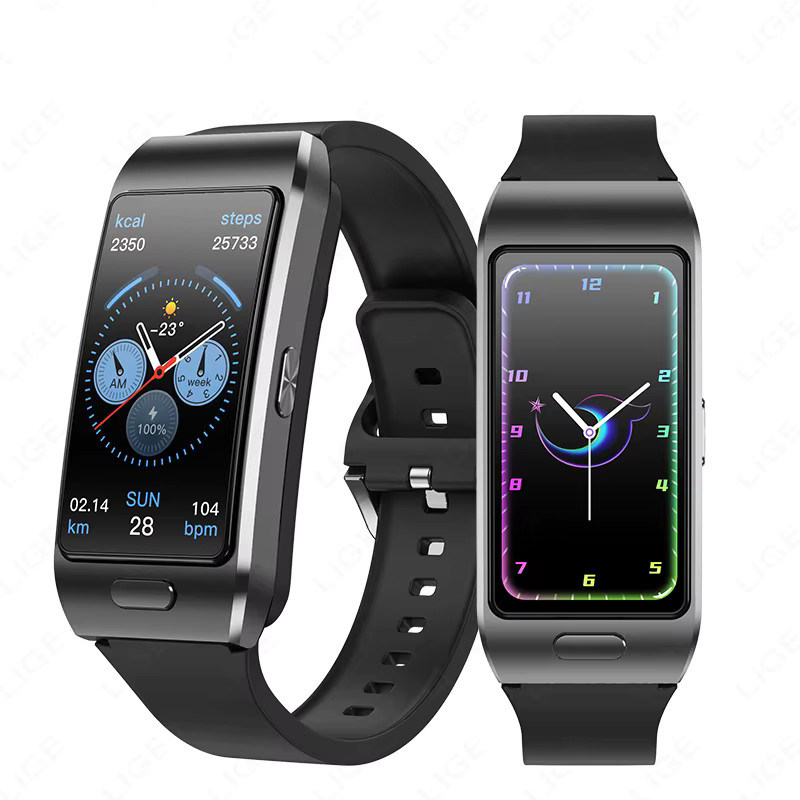 LIGE Smartwatch, Blau, Silikon, Bluetooth, ECG - Bild 5