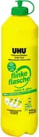 UHU ReNATURE Alleskleber Nachfüllflasche flinke Flasche in Transparent und Gelb - Bild 1