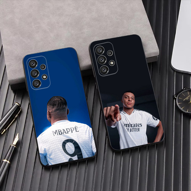 Handyhülle Football Star Cool M-MbappeS-S für Samsung Galaxy A13, A21s, A22, A31, A32, A52, A53, A71, A80, A91 in Schwarz - Bild 1