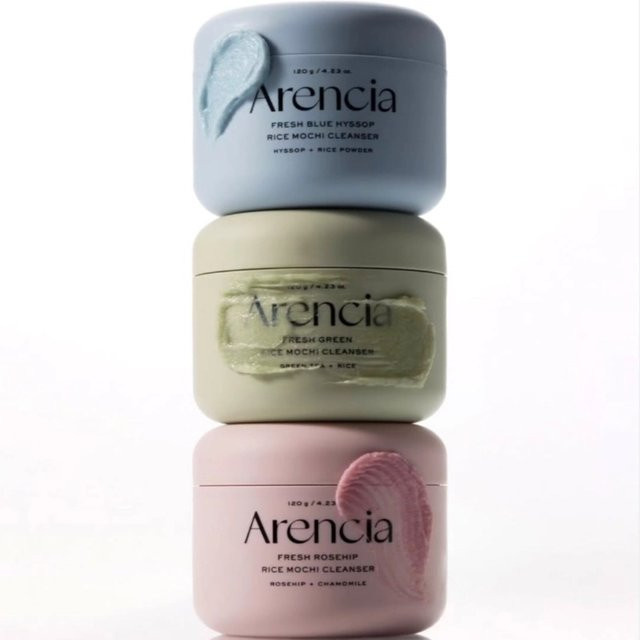 Arencia Fresh Rice Mochi Reiniger, Grüner Tee, Kamille, 120g - Bild 1