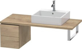 Duravit L-Cube Unterschrank in Weiß mit 2 Schubladen, Wandmontage - Bild 1