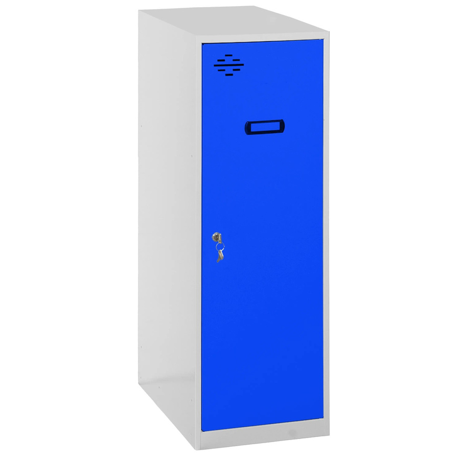 PROREGAL Schließfachwürfel AMEGO Spind Schließfach Garderobe in Blau-Grau, H x B x T: 91,5 x 40 x 50 cm - Bild 2