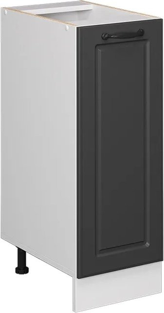 Vicco Apothekerunterschrank R-Line Landhausstil Weiß Anthrazit Breite: 30 cm - Bild 2
