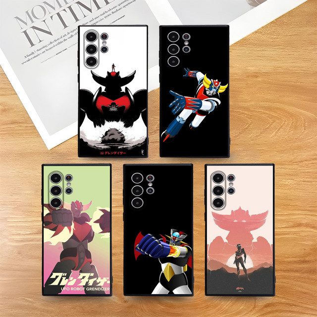 UFO R-Robot Grendizer Handyhülle für Samsung Galaxy S21 S22 S23 S24 S25 FE Plus Ultra in Multicolour aus weichem TPU - Bild 1