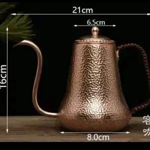 Handgefertigter Kupfertopf von Yiran Furniture als Kochkanne und Wasserkocher in Kupfer und Gold - Bild 1