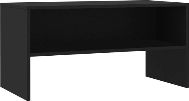 vidaXL TV-Schrank aus Holzwerkstoff in Schwarz, B/T/H: 80 x 40 x 40 cm - Bild 1