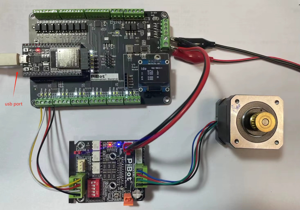 PiBot FluidNC GRBL Laser CNC Controller V4.7 B Shield Board in Schwarz - Bild 4
