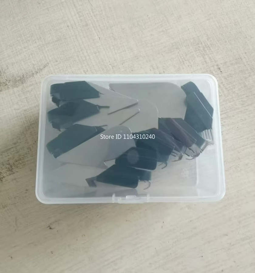 Edieu Universeller Führungskamm aus Edelstahl für Haustierknipser und Haarschneider, Set mit 8 Größen von 3 bis 25 mm, Farbe: Silber - Bild 4