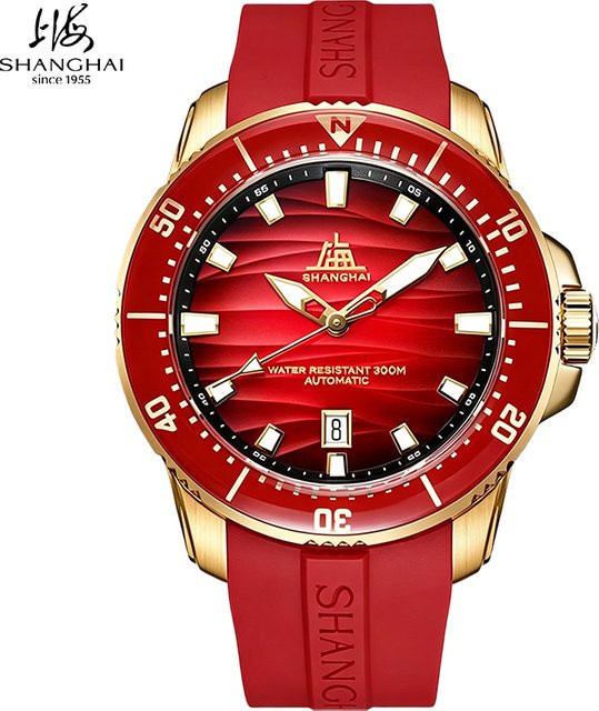 Shanghai Watch Taucheruhr, Automatik, Edelstahl, 43,6 mm, Herren - Bild 1