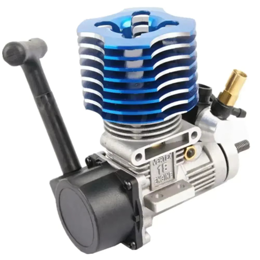 HSP Vertex 18 Motor Nitro Power, 2,74 cc, mit Seilzugstarter, Zündkerze, für 1/10 1/8 RC Modellauto Buggy - Bild 2