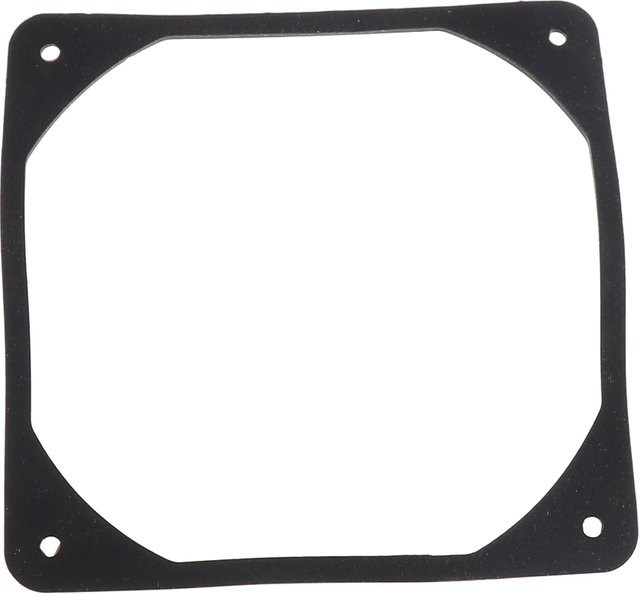 Anti-Vibrations-Dichtung aus Silikon für 120mm PC-Lüfter zur Lärmreduzierung, Schwarz - Bild 1