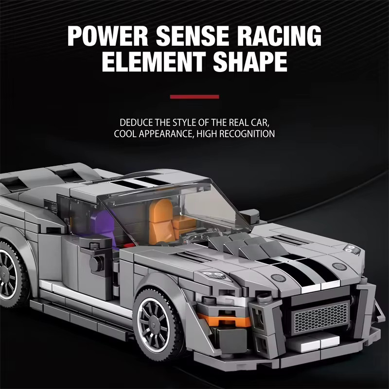 AMAZINGBLOKS City Speed Classic Sportwagen-Bausatz, 437 Teile, 1:24 Maßstab, ab 14 Jahren - Bild 2