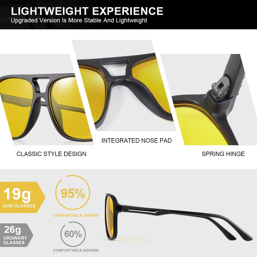 CRIXALIS Sonnenbrille Aviator, Vollrand, Kunststoff, Schwarz, Unisex - Bild 3