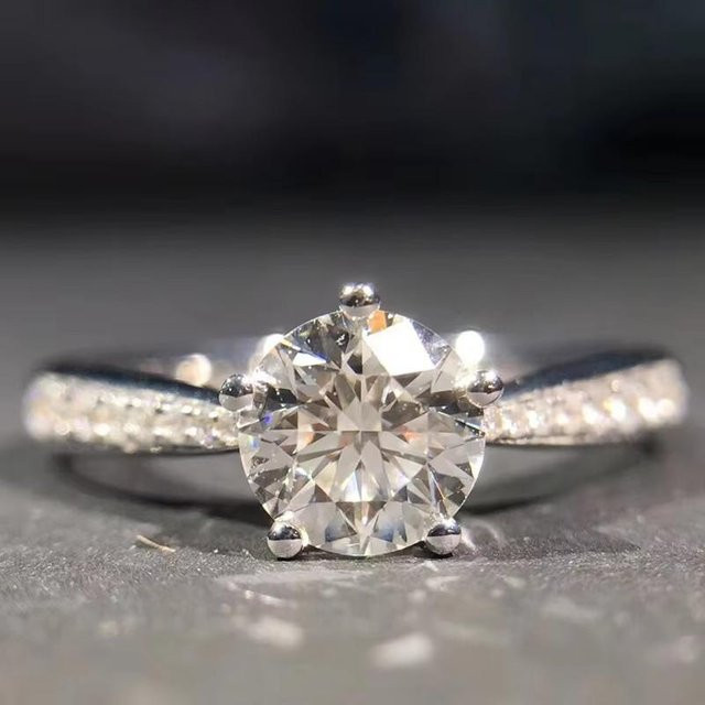 Huitan Mode Ringe, Zirkonia, Silber, Kupfer, Damen - Bild 1