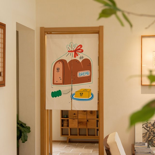 VIKAMA Sichtschutz Vorhang für Küche, Badezimmer und Schlafzimmer in modernem Design - Bild 1