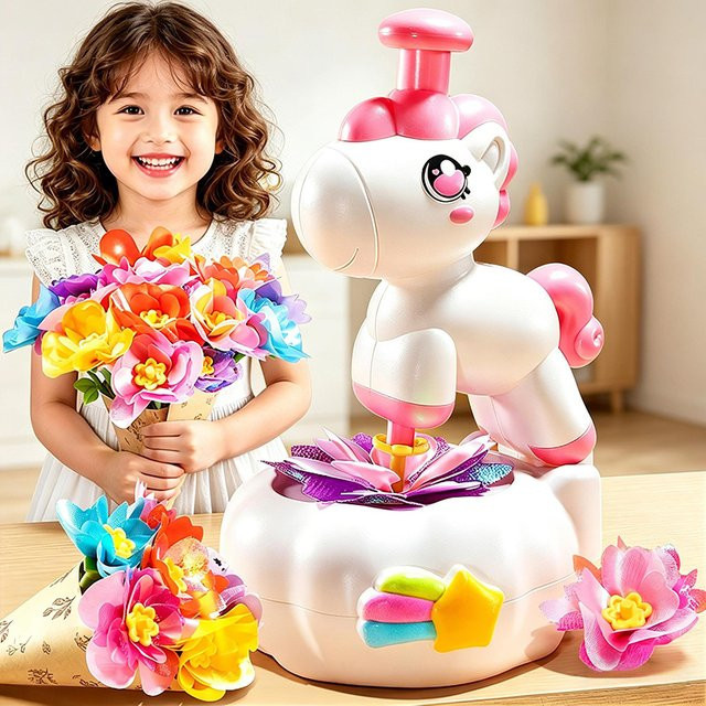 BEI JESS Blumen-Bastelset, Mädchen, ab 3 Jahre - Bild 1