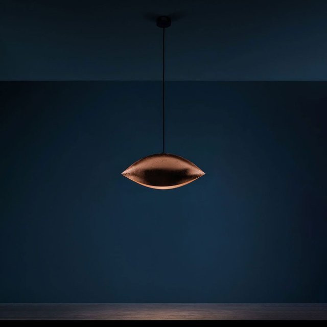 Catellani & Smith Malagola 27 LED-Pendelleuchte in Blattkupfer - Bild 1