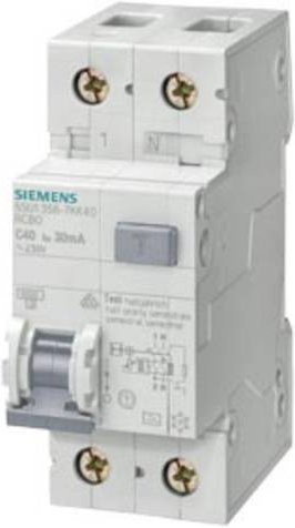 Siemens FI-Schutzschalter Leitungsschutzschalter RCBO 10 A 0,03 A 230 V Weiß - Bild 1