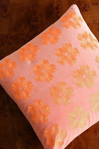 Jotex Kissenbezug WERNER in Pink mit floralem Design aus Baumwolle, B/B: 50 x 50 cm - Bild 1