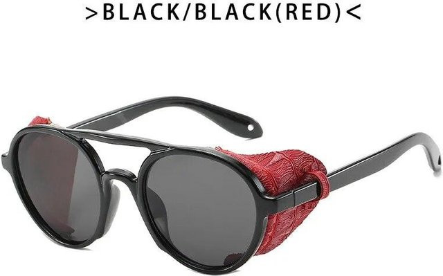 Binchi Outdoor Equipment Sonnenbrille, Rund, Vollrand, Plastic, Unisex, Grey - Bild 1