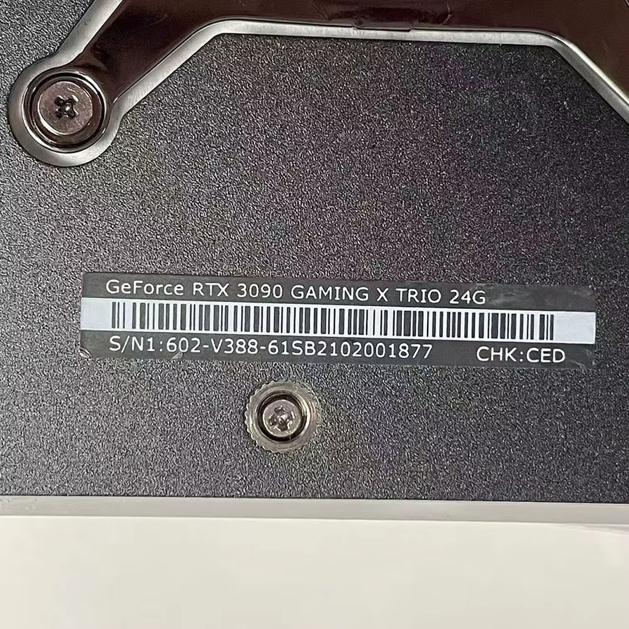 MSI Game Trio Series Grafikkarten-Kühler und Lüfter für RTX3080 und RTX3090 in Schwarz (ohne Leiterplatte) - Bild 2