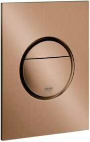Grohe Abdeckplatte Nova Cosmopolitan S für senkrechte Montage, Dual Flush, Farbe Warm Sunset Gebürstet Gold - Bild 1