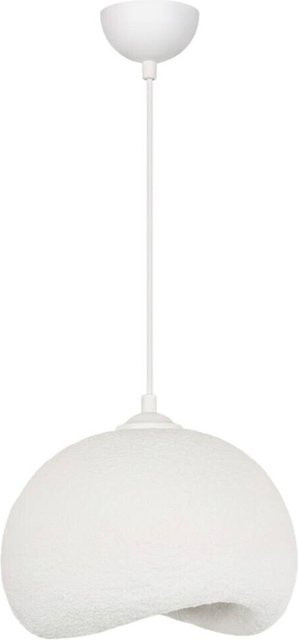 Opviq Pendelleuchte Yontu-15850 in Weiß aus Metall und Polyester-Mischgewebe, E27, B/T/H: 29 x 34 x 120 cm - Bild 1