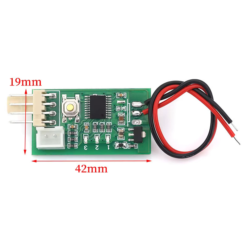 Javino 12V DC PWM Lüfter Temperaturregelung und Geschwindigkeitsregler in Grün - Bild 2
