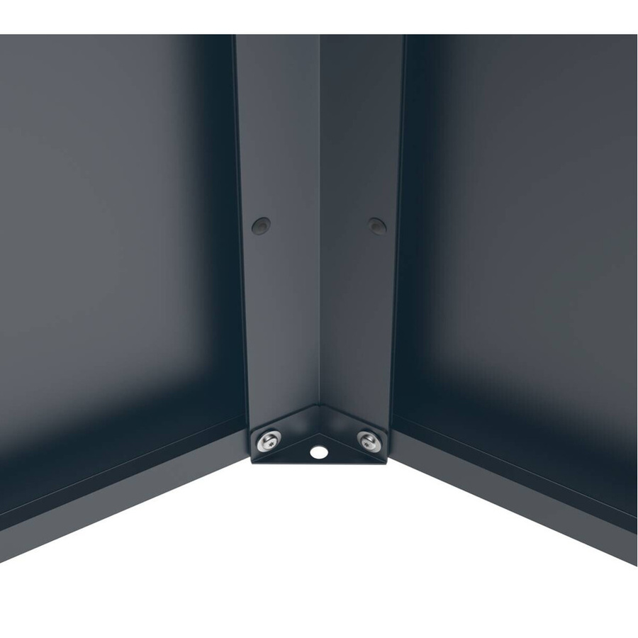 Westmann Metall-Hochbeet Varia 2er-Set Anthrazit pulverbeschichtet B/H/L: 100 x 77 x 200 cm - Bild 4