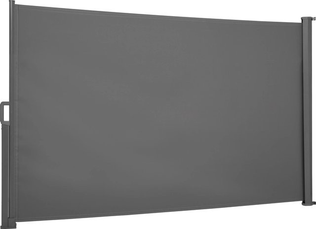 Seitenmarkise Livingston mit Selbsteinzug aus Aluminium und Polyestergewebe, Farbe: Anthrazit, B/H: 300 x 150 cm - Bild 1