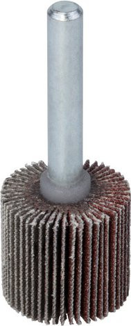 Wolfcraft Fächerschleifer für Holz und Metall, Durchmesser: 20 mm, rot/grau - Bild 1