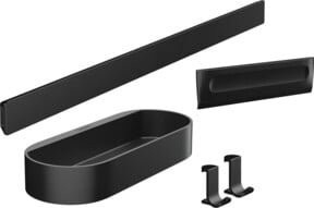 Hansgrohe Duschset WallStoris Wandmontage mit Handbrause in Mattschwarz - Bild 1