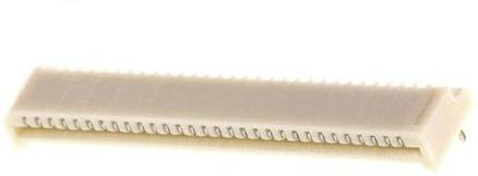 Molex FFC/FPC-Anschluss 30 Polzahl, Rastermaß: 1.00 mm, Farbe: Weiß - Bild 1