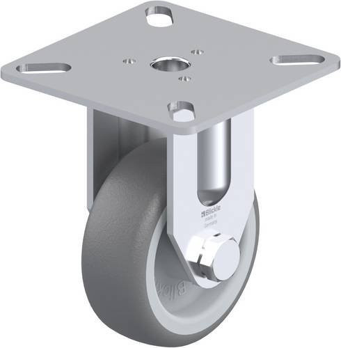 Blickle Bockrolle BPA-TPA in Grau und Silber mit 50 mm Rad-Durchmesser und 50 kg Tragfähigkeit - Bild 1
