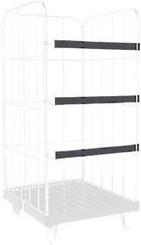 Schäfer Shop Select Spannband gummitex BASIC für Rollboxen BASICline, dunkelgrau, L 560 x B 50 mm, Spannweite 750 mm - Bild 1