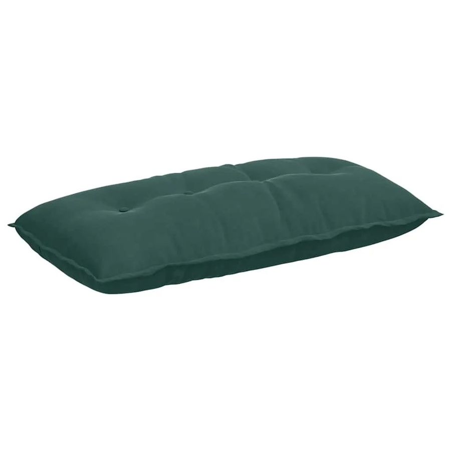 vidaXL Rückenkissen aus Cordstoff in Dunkelgrün, B: 100 cm, H: 50 cm - Bild 2