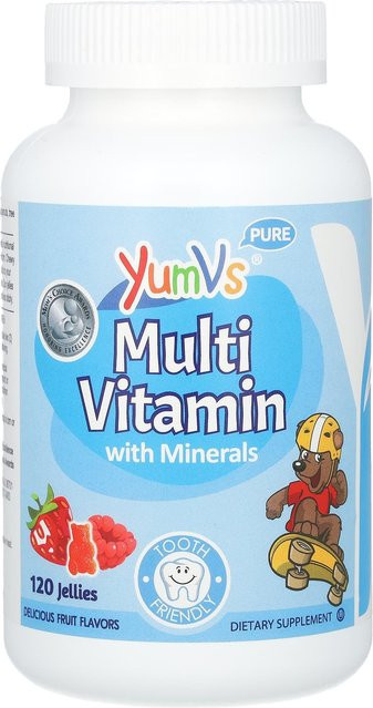 YumVs Multivitamin mit Mineralstoffen Fruchtgeschmack vegan 120 g - Bild 1