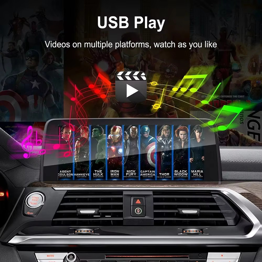 CARABC Drahtloses CarPlay und Android Auto Interface für BMW Serien inklusive EVO Unterstützung, AirPlay Spiegelung und Kamera-Unterstützung, Schwarz - Bild 3