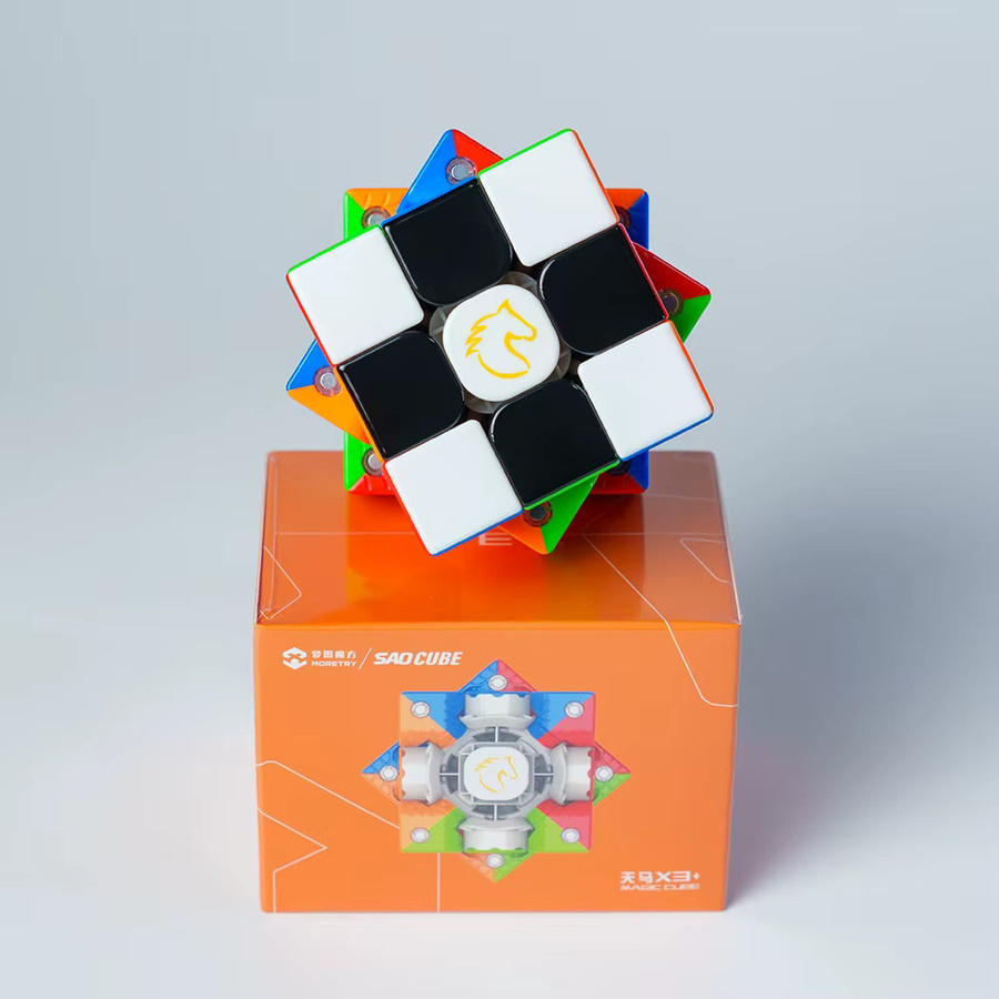 SaoCube TianMa X3+ Maglev Ball Core 3x3, Glänzender magnetischer Zauberwürfel - Bild 2