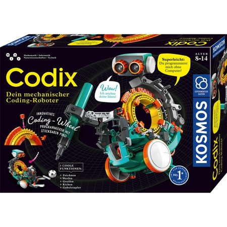 Kosmos Codix Mechanischer Coding-Roboter Experimentierkasten zum Programmieren