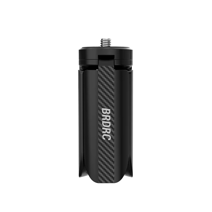 BRDRC Mini-Tischstativ in Schwarz mit 1/4-Zoll-Schraube für DJI Pocket 4 und Insta360 Luna Ultra Kamera als Video Vlog Grip Zubehör - Bild 3