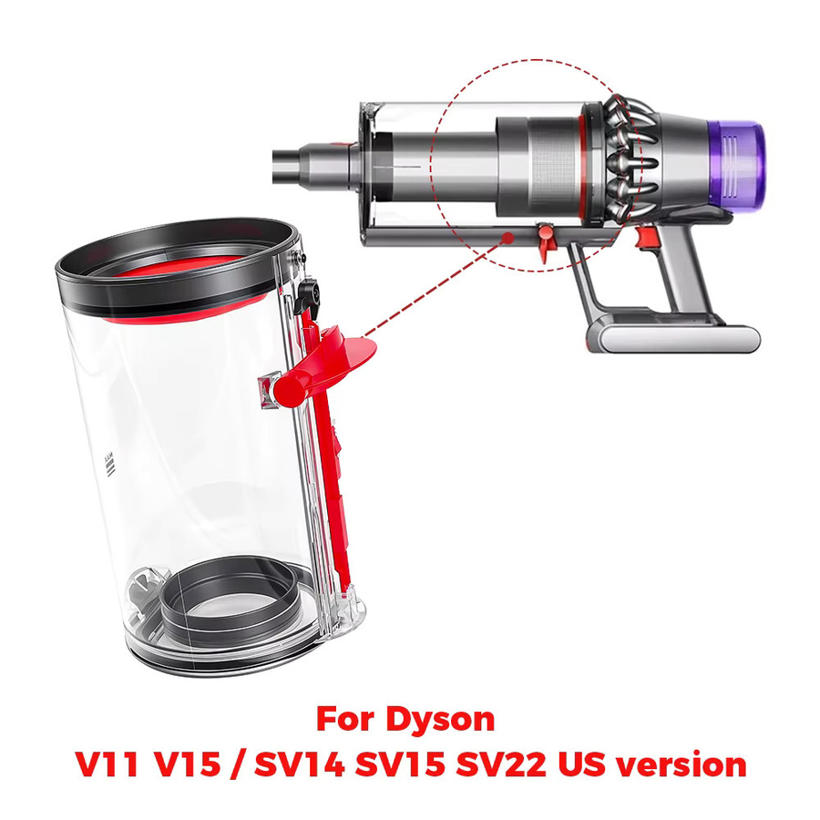 Ersatz Staubbehälter und HEPA-Nachfilter für Dyson V11 V15 SV14 SV15 SV22 Staubsauger - Bild 6