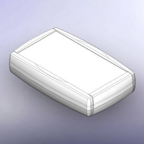 TEKO TN23.30 Universal-Gehäuse aus ABS und TPU in Weiß und Lichtgrau, B/T/H: 155 x 96 x 35 mm - Bild 1