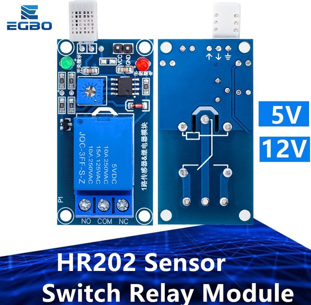 EGBO HR202 Feuchtigkeitssensor Relais Modul 1 Kanal in Blau - Bild 1