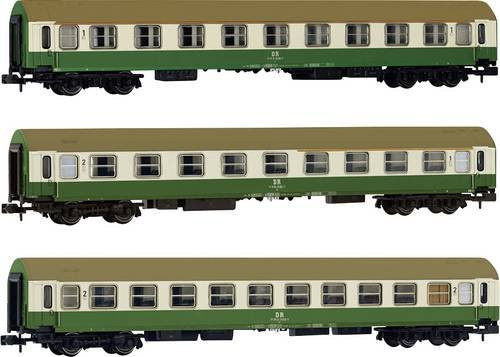 Arnold Personenwagen OSShD Typ B, Nr. 2/2 der DR, 3er-Set, 1:87