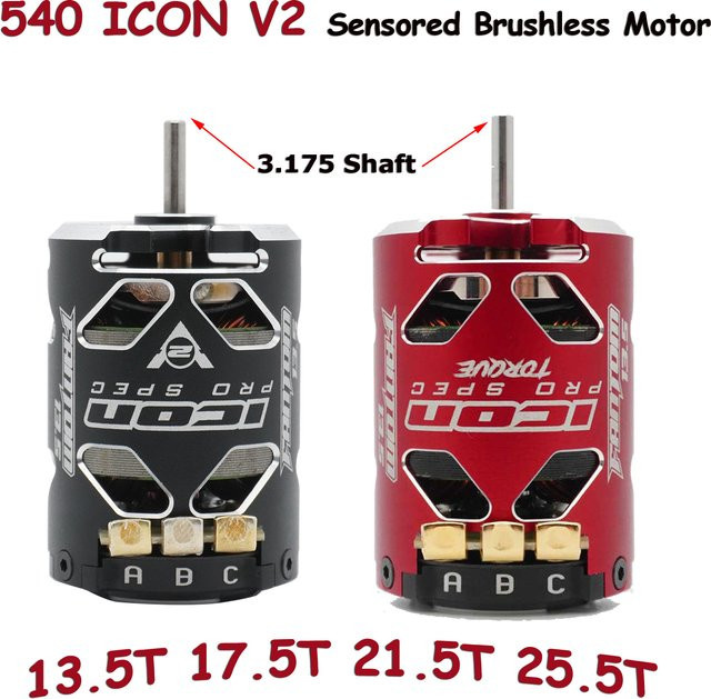 FANTOM 540 ICON V2, Sensorgesteuerter Bürstenloser Motor, für 1/10 RC Auto - Bild 1