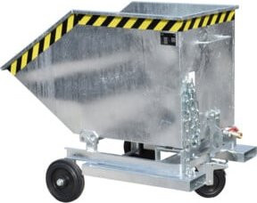 Bauer Südlohn Späne-Kastenwagen SKW-ET 400, feuerverzinkt, Silber - Bild 1